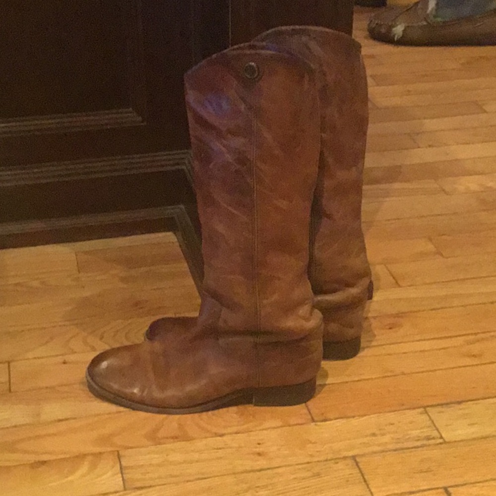 Frye vintage leather boots.
